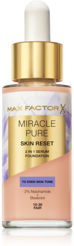Max Factor Miracle Pure Skin Reset nourishing foundation shade 10-30 Fair 30 ml