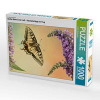 CALVENDO Puzzle Sechs Beine in der Luft - Schmetterlinge im Flug 1000 Teile Lege-Größe 64 x 48 cm Foto-Puzzle Bild von André Skonieczny