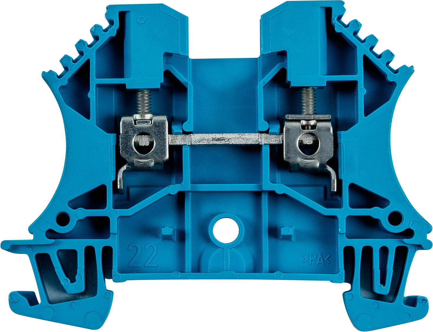 Bornier à vis Wolf 2744605 WDU 2.5, bleu