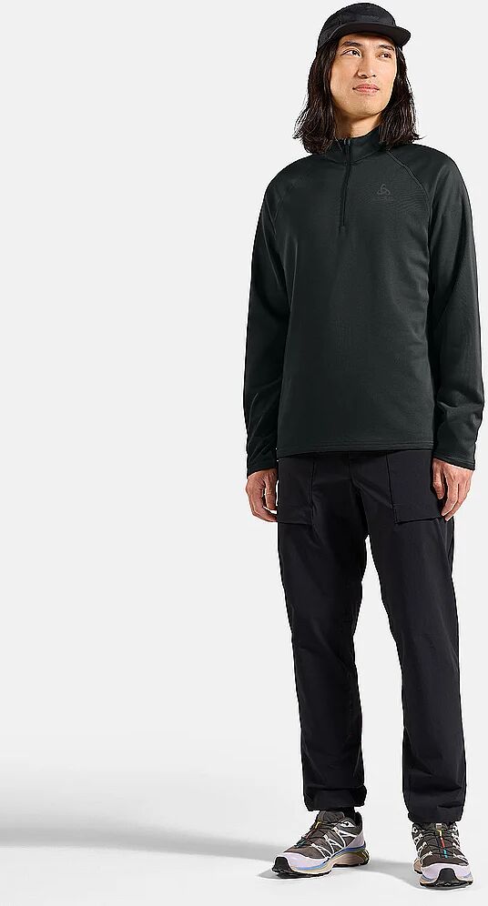 ODLO Herren Unterzieh Zipshirt Besso schwarz   M M