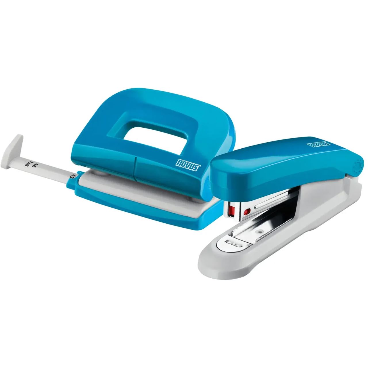 novus Locher und Heftgeräte Set E210/E15 petrol