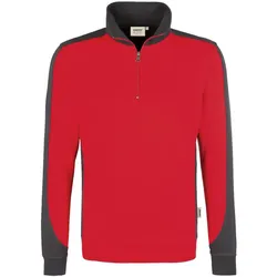 Zip-Sweatshirt Contrast "Performance" 476 - M - Rot