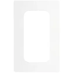 Kopp 342310081 Dekorahmen/Tapetenschutz 2-fach 72x142mm (132x204mm) transparent