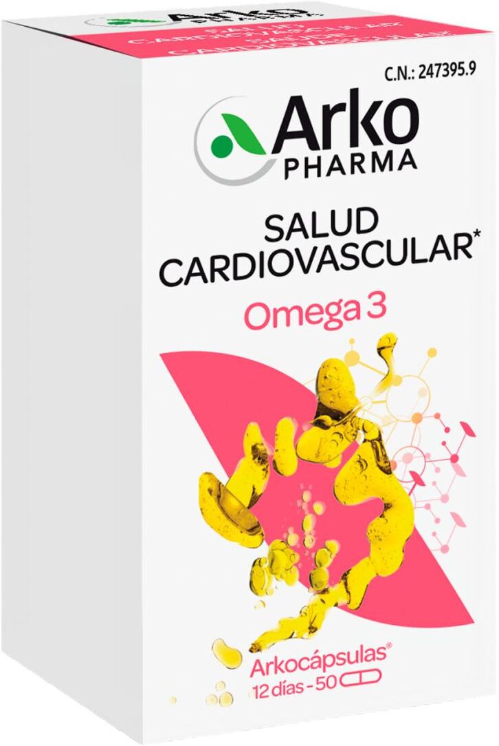 Arkopharma 50 Cápsula Arkocápsulas Omega 3 .