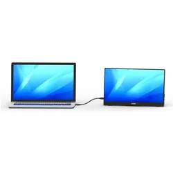 Port Designs Port portable Monitor 15,6" FHD LCD nomad Screen NON TOUCH (1920 x 1080 Pixel, 15.60"), Monitor, Schwarz