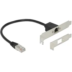 DELOCK Netzwerk Verlängerungskabel RJ45 Cat.5e 30cm