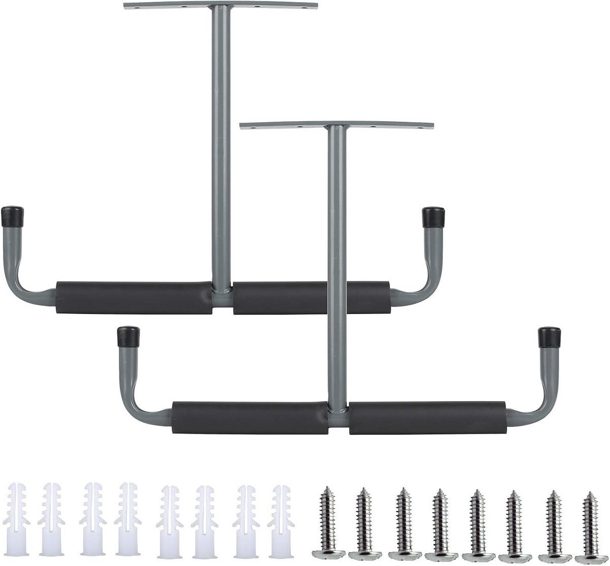Heavy Duty Overhead Garage Opslag Haken voor Gereedschap, Ladders en Tuinslangen
