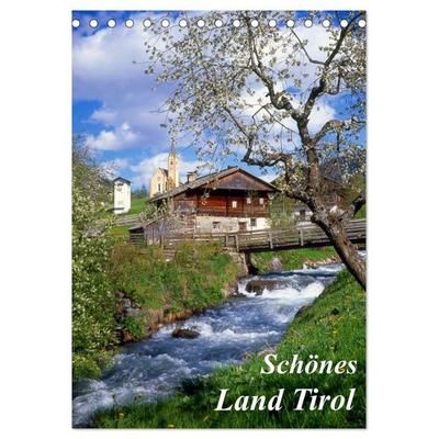 Schönes Land Tirol (Tischkalender 2027 DIN A5 hoch), CALVENDO Monatskalender