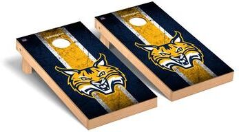 Skip's Garage Quinnipiac Bobcats Vintage Cornhole Board Set