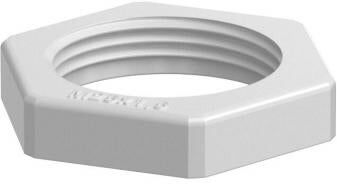 OBO Bettermann Vertr Contre-écrou OBO M25 2049546 116M25LGRPS, gris clair RAL 7035