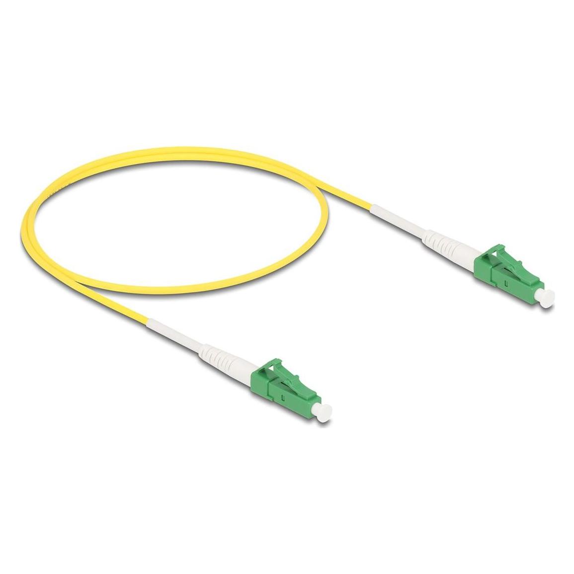 Delock Kabel Lichtwellenleiter LC-APC zu LC-APC Simplex Sing (0.50 m) (83219)