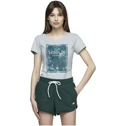 4F, Damen, Sportshirt, Damen T-Shirt Scarlett (XL), Grau