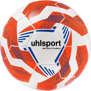 uhlsport Fußball 290 Ultra Lite Addglue, 100177101, Größe 4, 290 Gramm, weiß/gelb/blau, Spiel- & Trainingsball