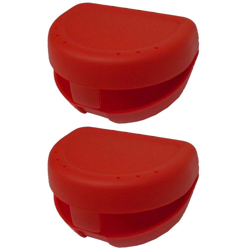 Zahnspangenbox small rot 2x 2x1 St
