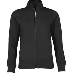 James & Nicholson Ladies Sweat Jacket, black, S