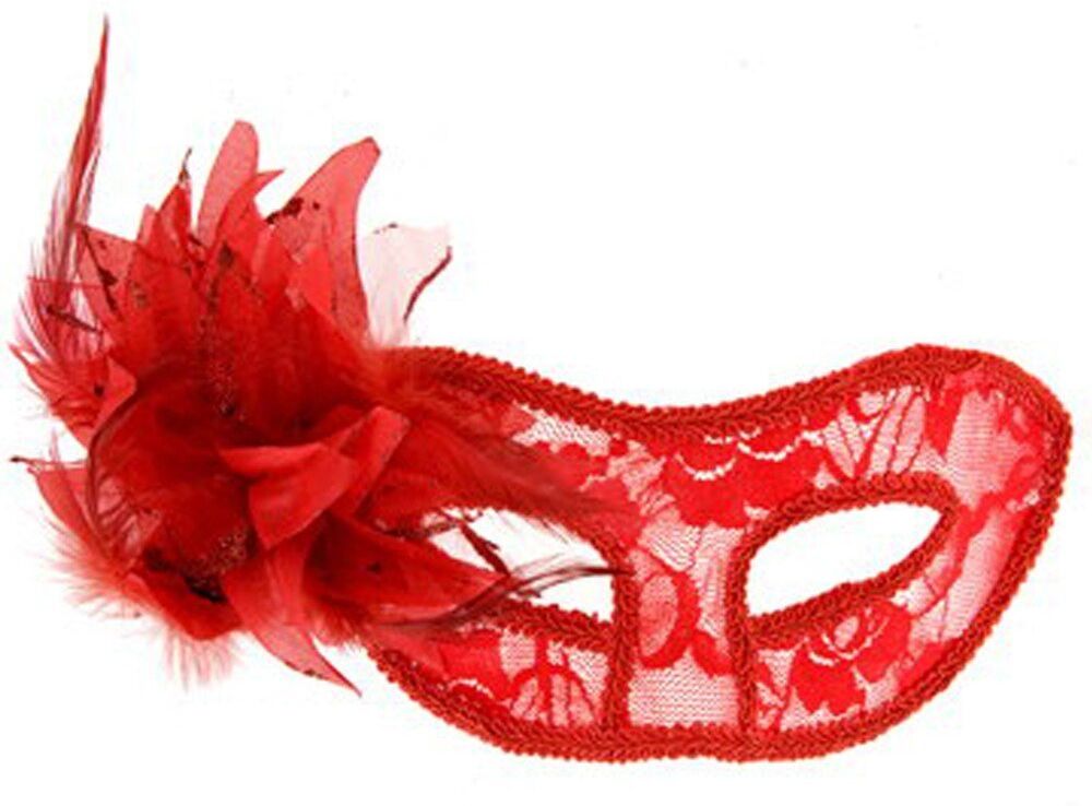 Maskarade Masque la traviata rouge