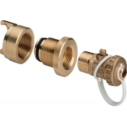 Abdrueck-Stopfen SANPRESS 2269, 290801 mit KFE-Hahn, 12mm aus Messing