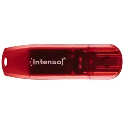 Intenso Rainbow Line USB-Stick 128 GB USB Typ-A 2.0 Rot, Transparent