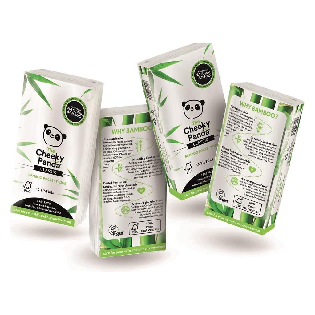 The Cheeky Panda Cheeky Panda Cheeky Panda, Pocket tissues, pack of 8 (CHP00035)