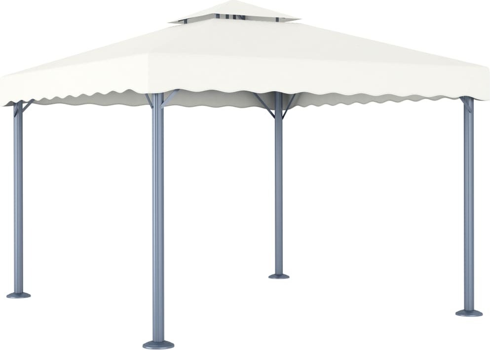 Pavillon 300 x 300 cm Creme Aluminium