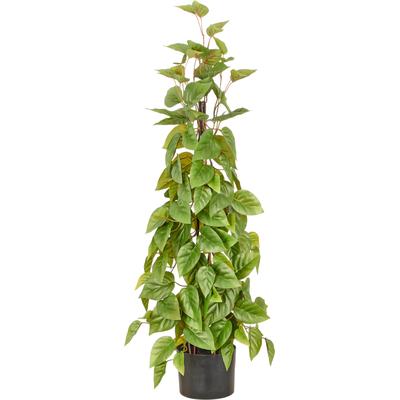 Kunstbaum CREATIV GREEN "Philodendron scandens", grün, H:95cm, Obermaterial: 100% Kunststoff, Kunstpflanzen, in Pyramidenform