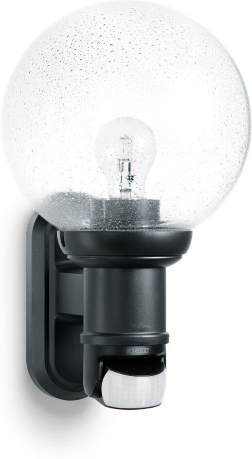 Steinel Outdoor Armed Sconce with Dusk to Dawn Black 36.8cm H X 21.5cm W X 24.3cm D