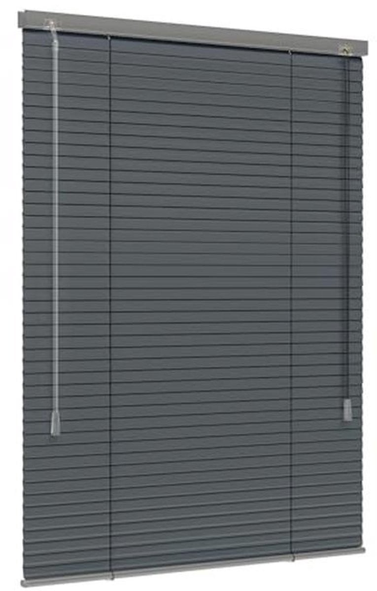 Aluminium Jaloezie met Verduisteringstechnologie Donkergrijs Mat B: 90 cm, H: 150 cm