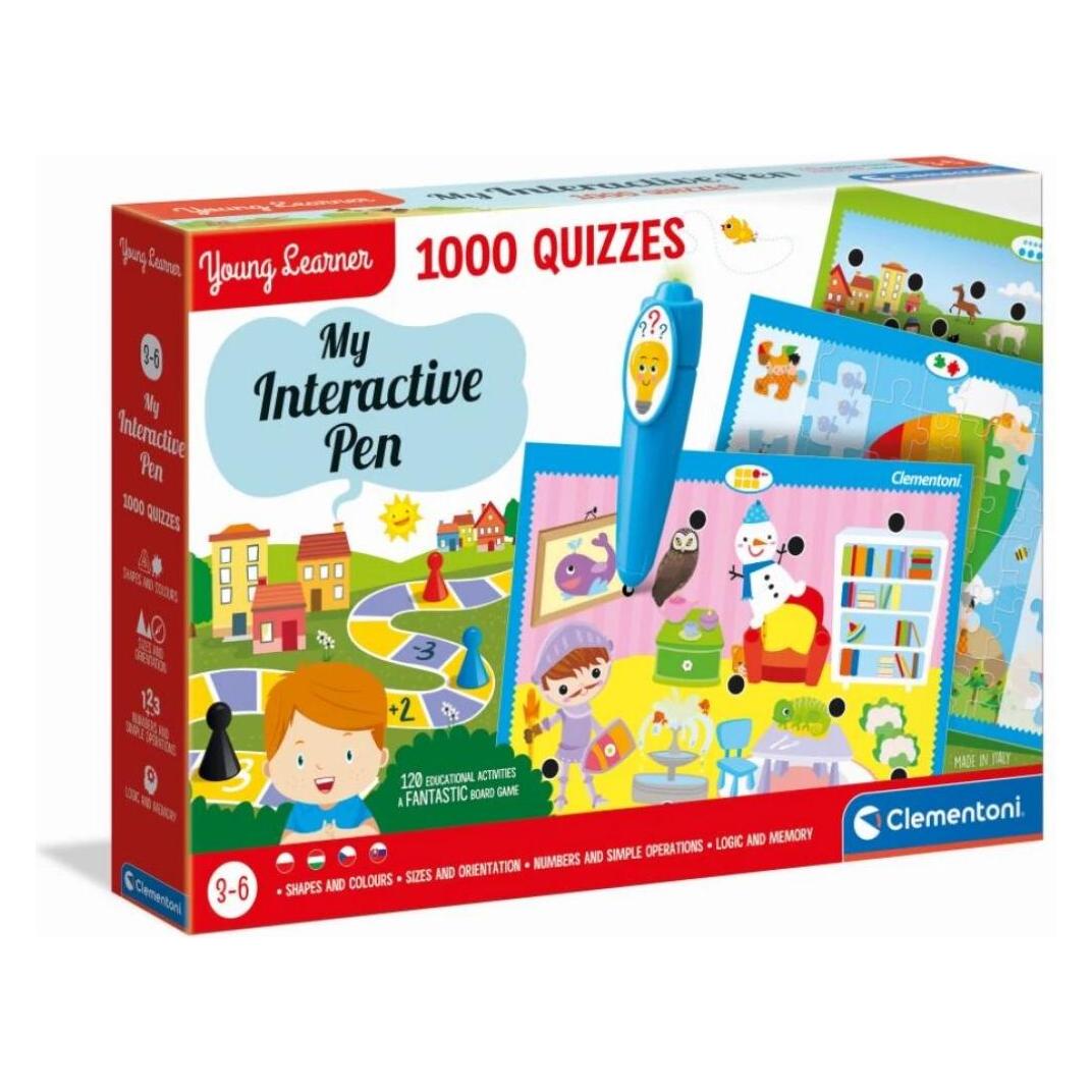 Clementoni Interaktiver Stift - 1000 Quiz (104950213)