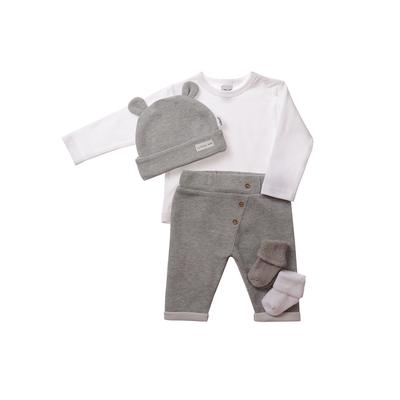 Erstausstattungspaket LILIPUT "Erstausstattungsset", Mädchen, Gr. 74, grau, 100% Baumwolle, KOB Set-Artikel Erstausstattungspaket, in kuschelweicher Qualität