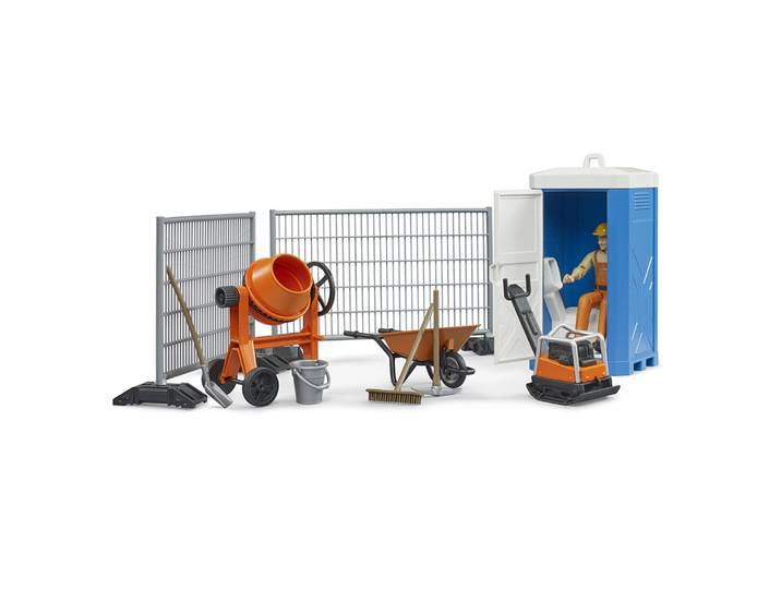 Coffret Chantier bworld avec figurine et accessoires