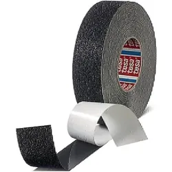 tesa, Klebeband, Anti-Rutsch Klebeband extra stark,18x50mm, schwarz (50 mm)