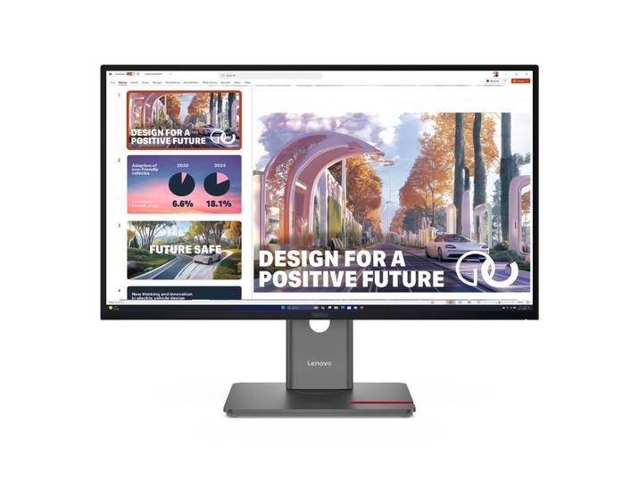 Lenovo ThinkVision P27QD-40 Moniteur, 68,6 cm (27'), 2560 x 1440 pixels, Wide Quad HD, LED, 6 ms, Noir 64B3GAR2EU