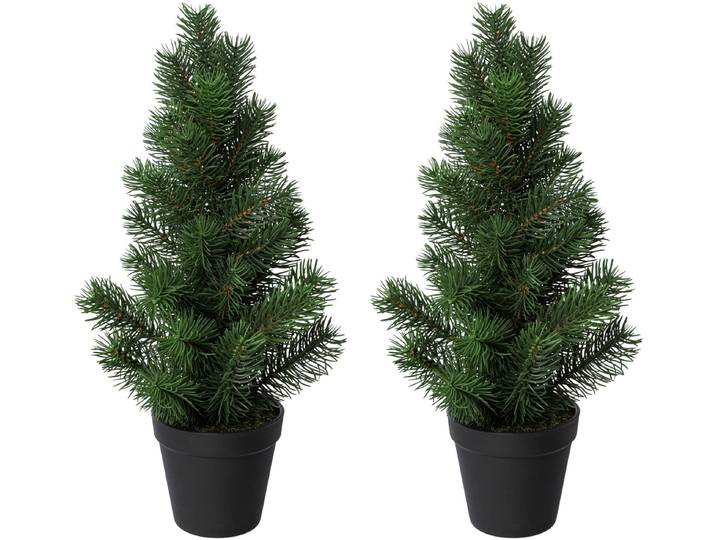 Künstlicher Weihnachtsbaum CREATIV GREEN Weihnachtsdeko, künstlicher Christbaum, Tannenbaum , grün, H:43cm, Kunststoff, Weihnachtsbäume, Künstlicher Weihnachtsbaum, täuschend echt aussehend
