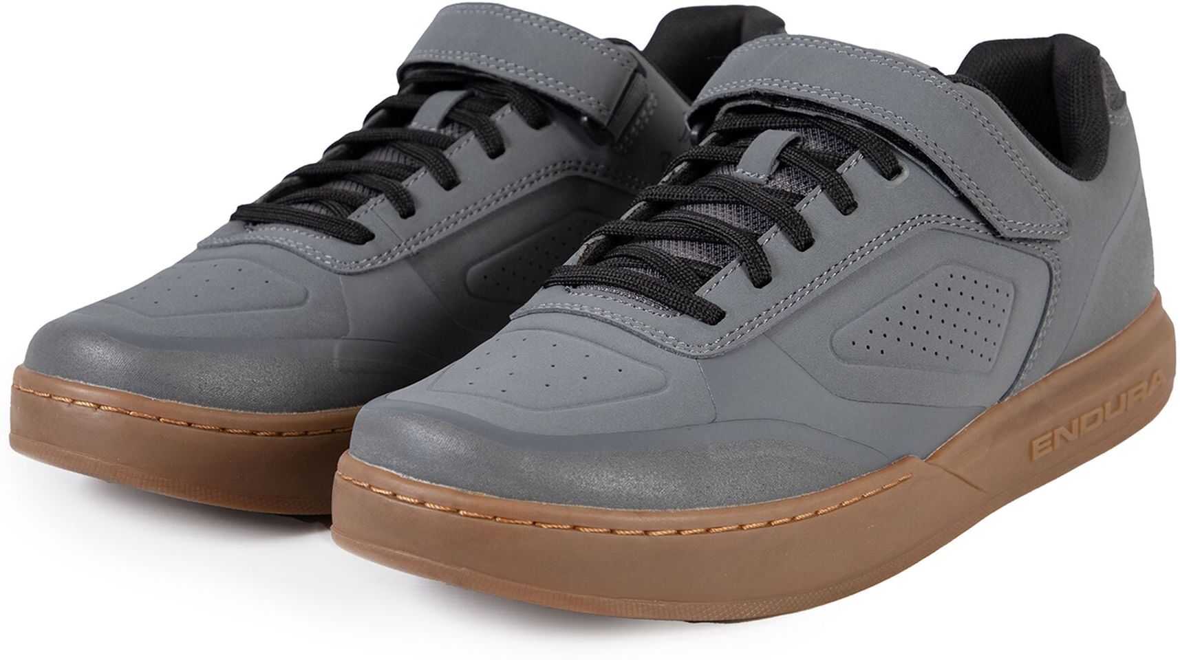 Sneaker ENDURA "Endura Schuhe", Herren, Gr. 38, grau (zinn, grau), Sportlich, Schuhe Sneaker, mit perforierten Stoffbahnen