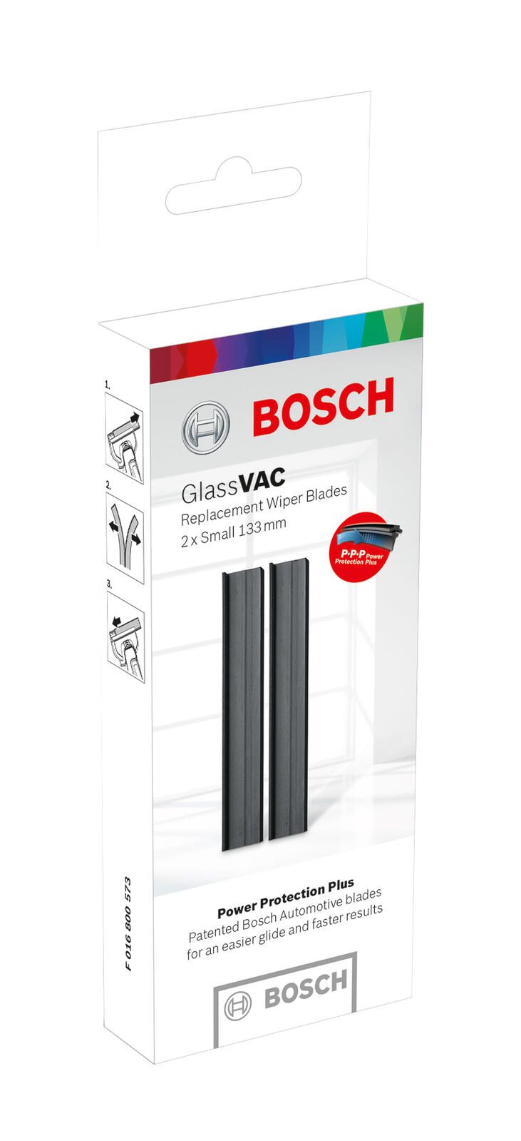 BOSCH Home & Garden Indoor Wischbezüge für Fensterwischer Schaumstoff F016800573