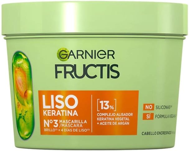 Fructis Máscara Liso Queratina 370 ml