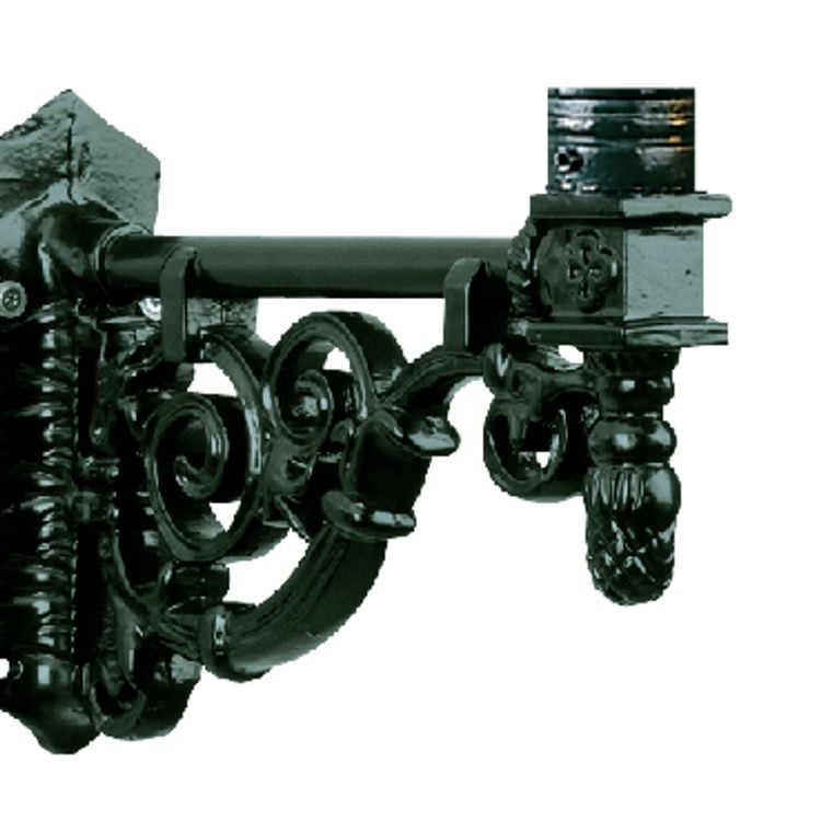 KS Verlichting Nostalgische Amsterdam Wandlamp - Zwart