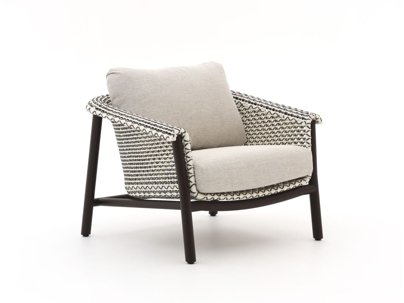 Zavelli Cuore Lounge tuinstoel - Modern Wicker - Beige