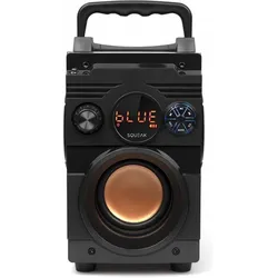 Squeak Głośnik Bassblaster Bluetooth 5.1 Radio Fm Odtwarzacz Mp3 Sq1001, Bluetooth Lautsprecher, Schwarz