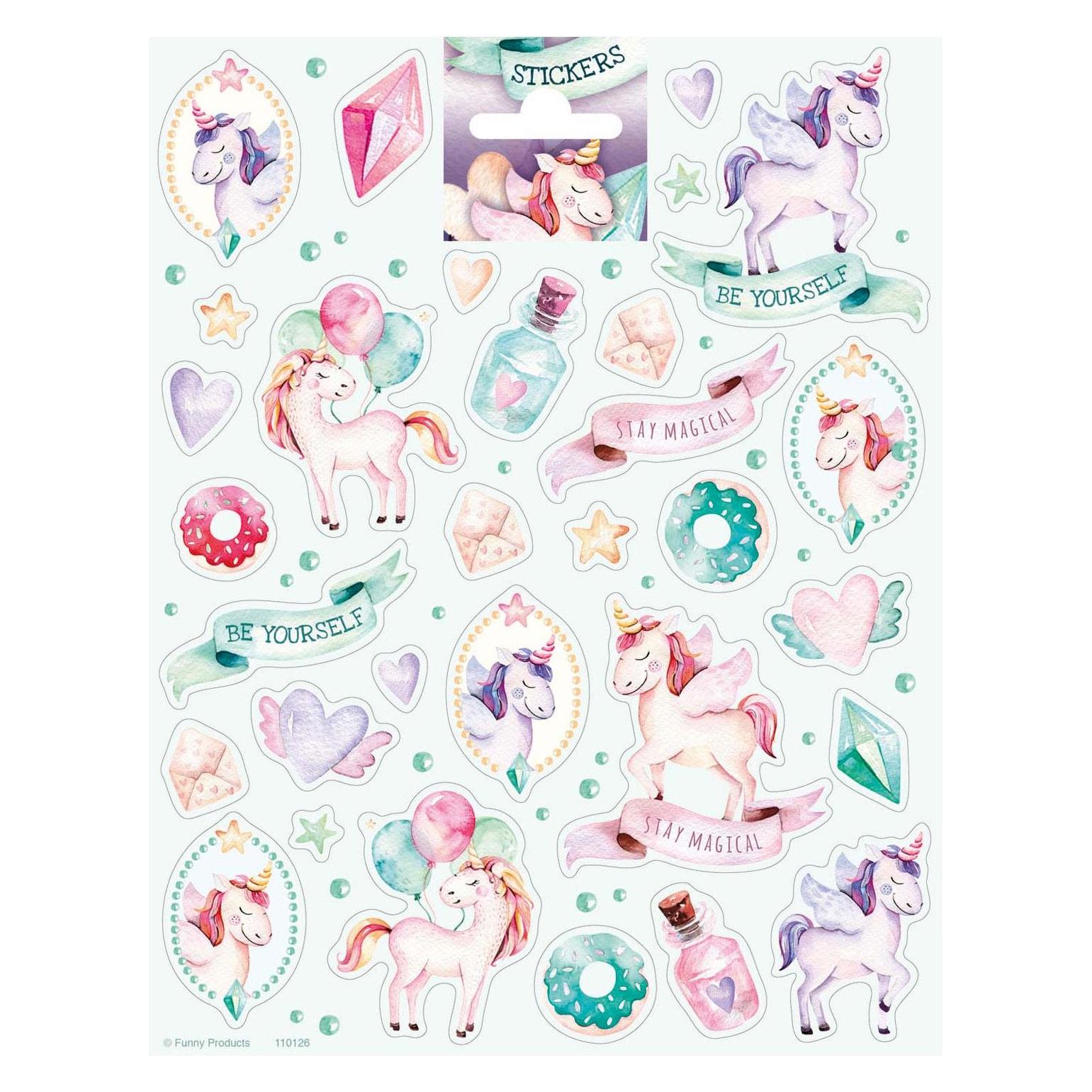 Totum Stickerblatt Einhorn (GNF110126)
