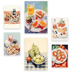 POSTER Set Mit 6 Picknick In Foodies A3 & A4 Rahmenlos