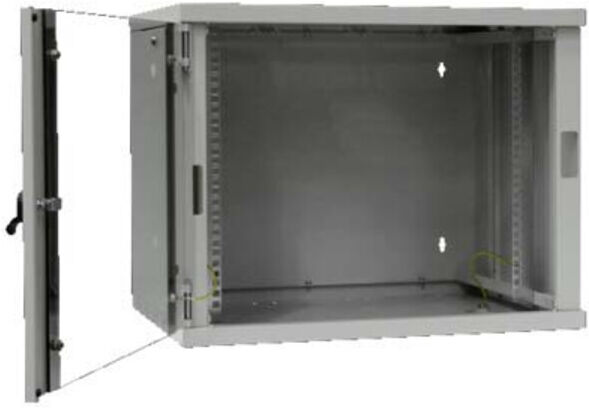 Rittal Armoire murale réseau 9U 477x600x500 LANCase II/9 (7996736)