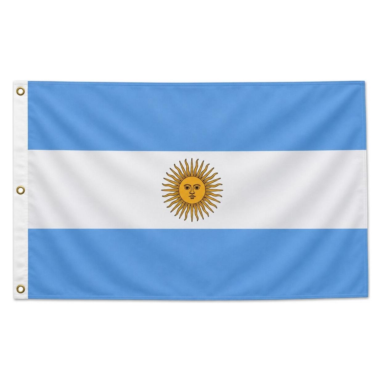 trends4cents Flagge Argentinien 90 x 150 cm Fahne mit 2 Ösen 100g/m² Stoffgewicht Hissflagge Hiss (90 x 150 cm) (32205753)