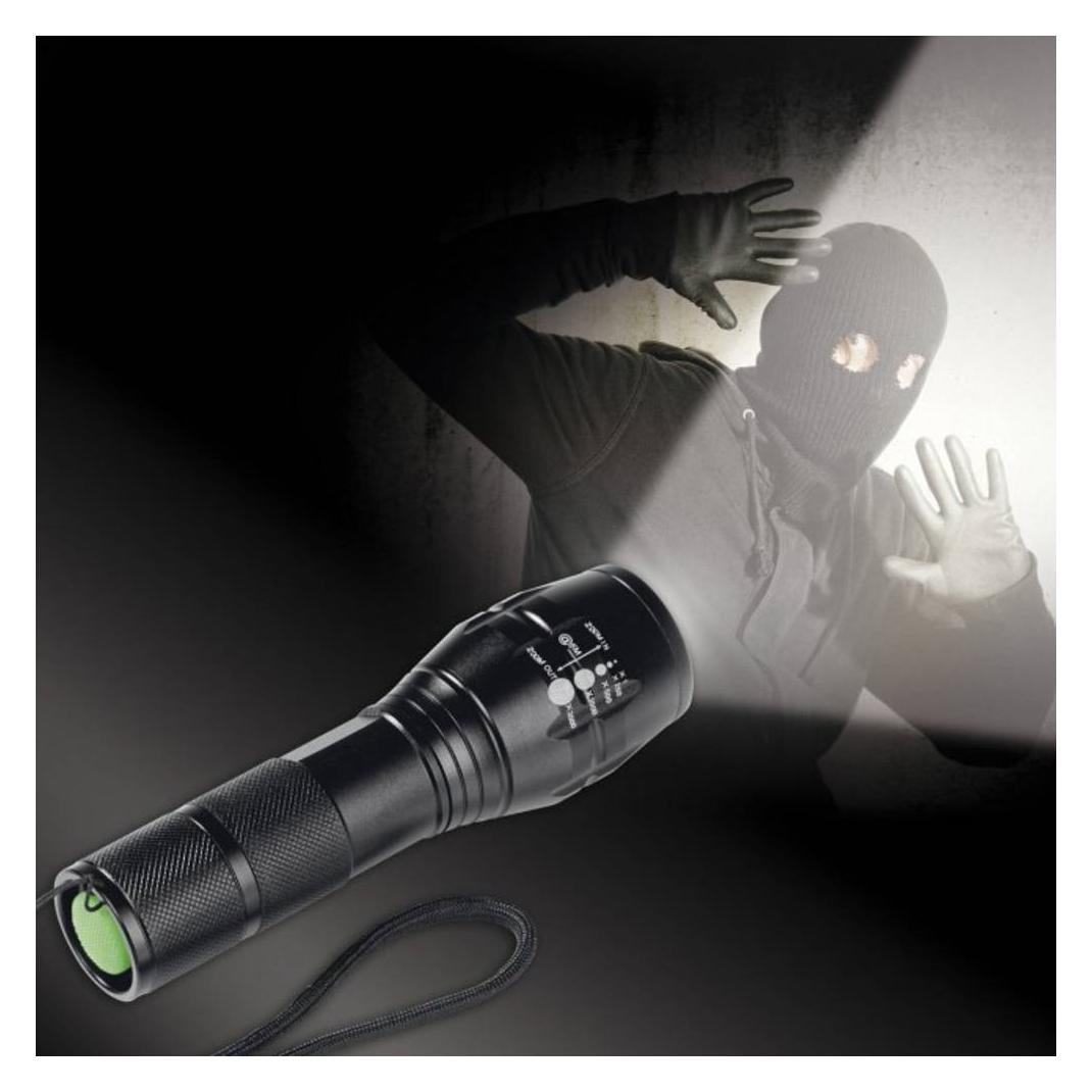 Easymaxx Sicherheitslampe batteriebetrieben 400 lm (05952)