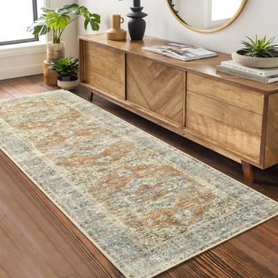 Garvee Intricate Medallion Pattern Living Room Area Rug