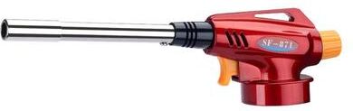 Smart Shopping Spot Adjustable Butane Blow Torch High Temperature Camping And BBQ Tool red