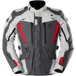 Furygan Apalaches Evo, Textiljacke wasserdicht - Grau/Hellgrau/Rot - M