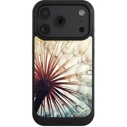 Nivocase Hülle für Apple iPhone 18 Pro Handyhülle NIVOcore Case Schwarz Blumen Fotografie Pusteblume (Apple iPhone 18 Pro), Smartphone Hülle, Schwarz