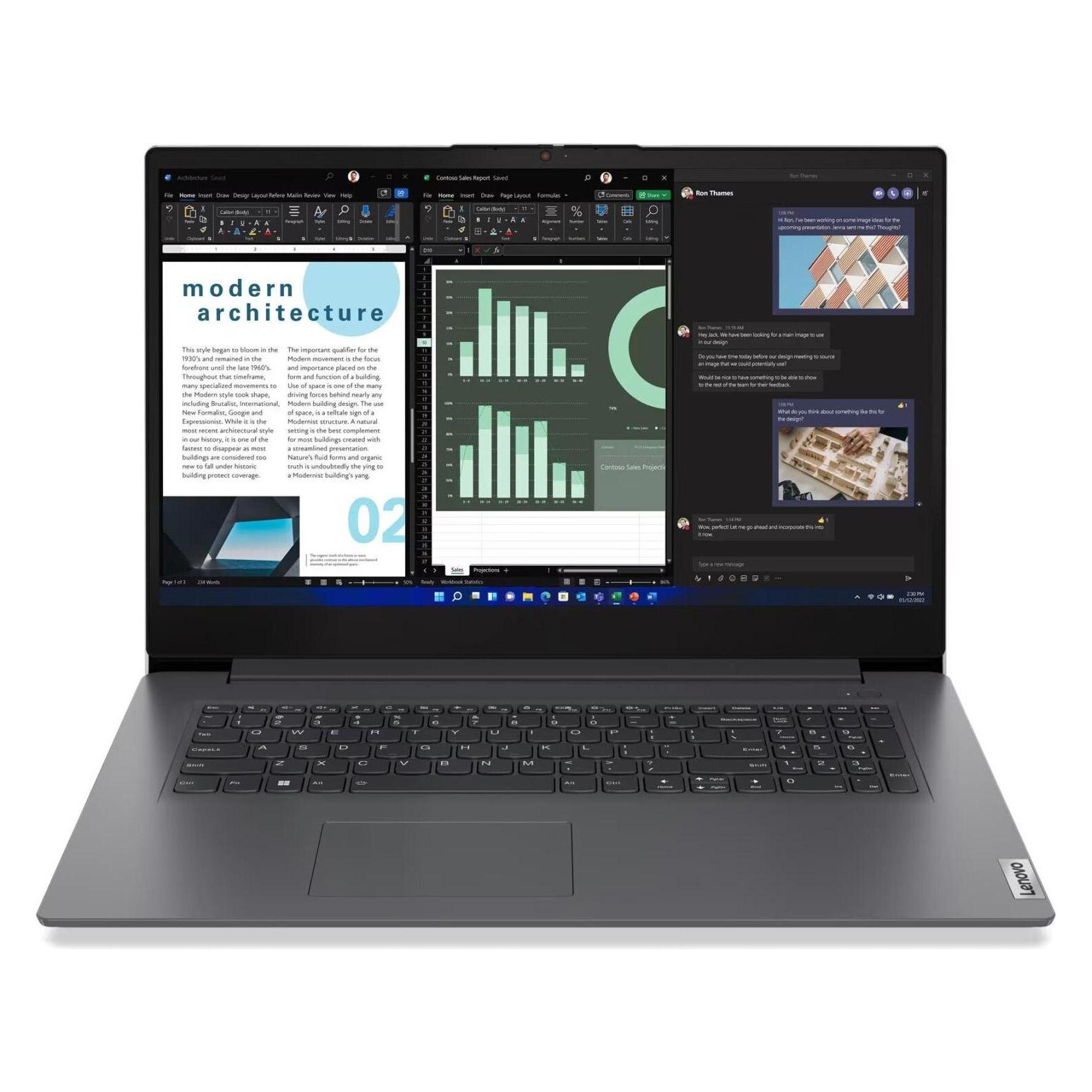 Lenovo V17 Gen 4 (17.30", 256 GB, 8 GB, DE) (83A2004SGE)