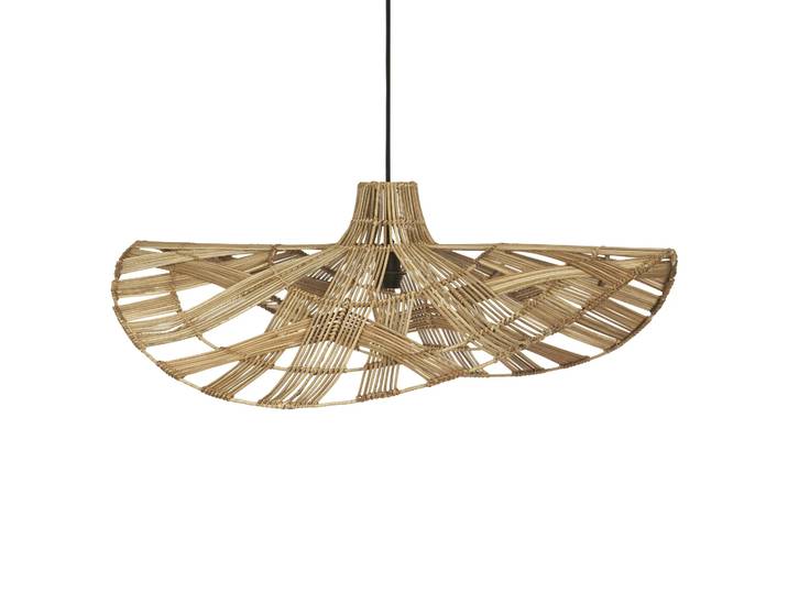 PR Home Wella Pendelleuchte Rattan 81cm Natur